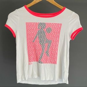 Justice Soccer Writing Girls T-Shirt